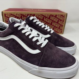 Vans Classic Old Skool Pig Suede Wine Tasting Men's Size 12 with Box